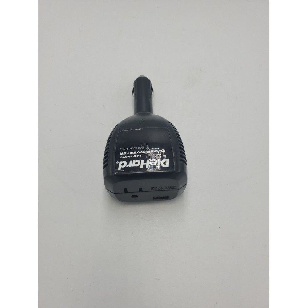 Diehard 140 Watt Power Inverter 12v DC Power to 110 Volts AC 5 Volts USB